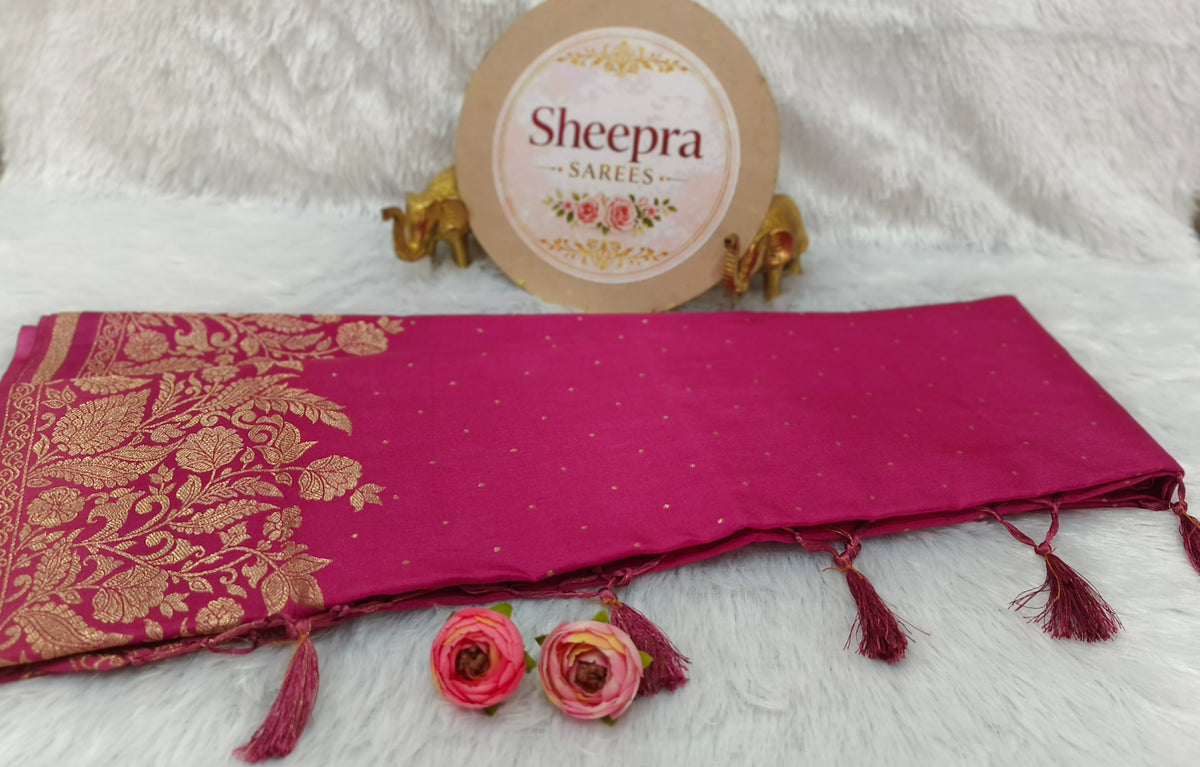 Pink South Silk Saree