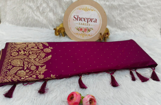Magenta South Silk Saree